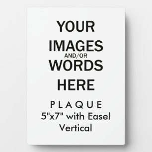 Doe het zelf - Plaque 5x7 met Easel Fotoplaat