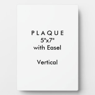 Doe het zelf - Plaque 5x7 met Easel Fotoplaat