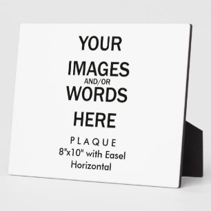 Doe het zelf - Plaque 8x10 met Easel Fotoplaat