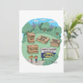 Doe het zelf Playground (IKEA) Feestdagenkaart (Staand voorkant)