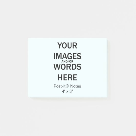 Doe het zelf - Post-it® notes 4 x 3 inch (Voorkant)