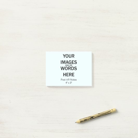 Doe het zelf - Post-it® notes 4 x 3 inch (Op bureau)