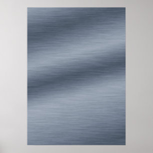 Doe-het-zelf poster met geborsteld stalen achtergr