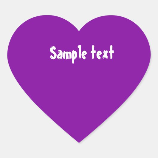 Doe-het-zelf sjabloon eenvoudig kleur wijzigen fot hart sticker (Voorkant)