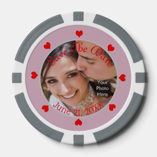 Doe-het-zelf - Sla de datum op / Poker Chips (Voorkant)