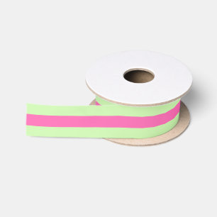 Doe-het-zelf streep en achtergrondkleur - Bleekgro Satijnen Lint