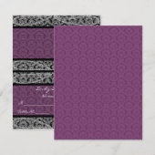 Doe-het-zelf tafelkaartjes voor een feesttent-huwe kaart (Voorkant / Achterkant)