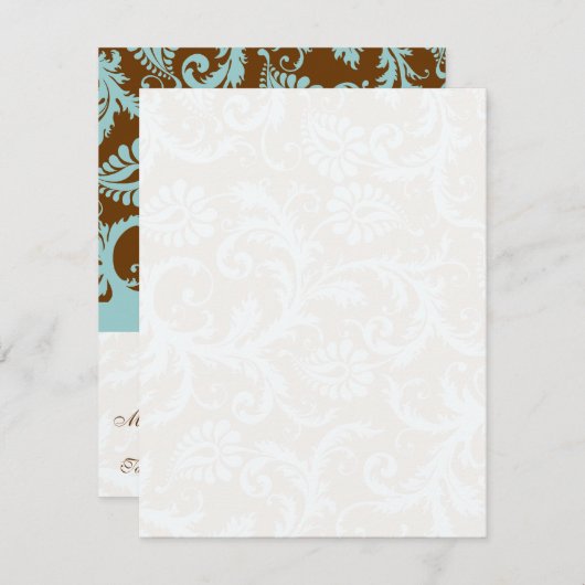 Doe-het-zelf trouwkaartjes met tentvorm kaart (Voorkant / Achterkant)