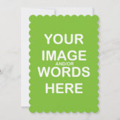 Doe-het-zelf - Uitnodigingen / RSVP 5X7 Scalloped (Voorkant)