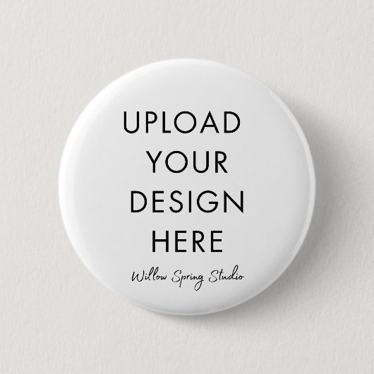 Doe-het-zelf Upload je eigen afdruk Ronde Button 5,7 Cm (Voorkant)