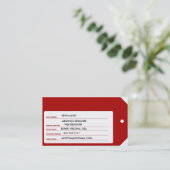 Doe het zelf visitekaartje (Staand voorkant)