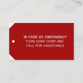 Doe het zelf visitekaartje (Achterkant)