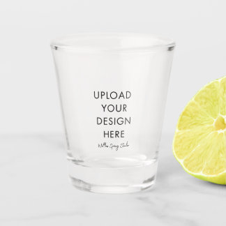 Doe-het-zelf voeg je eigen ontwerp toe shot glas