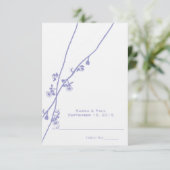 Doe-het-zelf vouw tent-huwelijkskaartjes om je sco kaart (Staand voorkant)