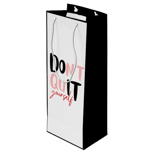 Doe het zelf wijn cadeautas (Achterkant Gekanteld)