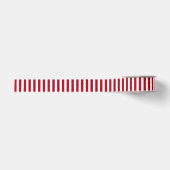 Doe-het-zelf wit/rode streep grosgrain lint (Voorkant)