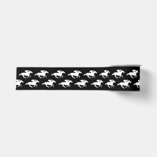 Doe-het-zelf Witte Renpaarden op Elke Kleur Grosgrain Lint