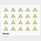 Doe-het-zelf zeeschildpadden op geel sticker (Vel)