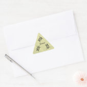 Doe-het-zelf zeeschildpadden op geel sticker (Envelop)