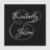 Doe-het-zelf zijn naam & haar naam in script lette (Voorkant)