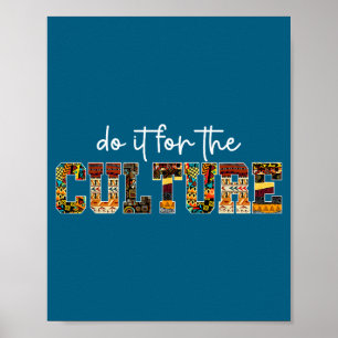 Doe Het Zwarte Cultuur Zwarte Geschiedenis Poster