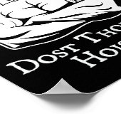 Doe Hoist Sir Toch Grappige Gym Workout Weeg Poster (Hoek)