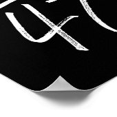 Doe iets 47 vrouwelijke script voor vrouwen meisje poster (Hoek)