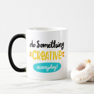 Doe Iets Creatiefs Elke Dag - Gele Teal Mok
