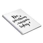 Doe iets Geweldige vandaag - het Inspirerend Dagbl Notitieboek (Rechterzijde)