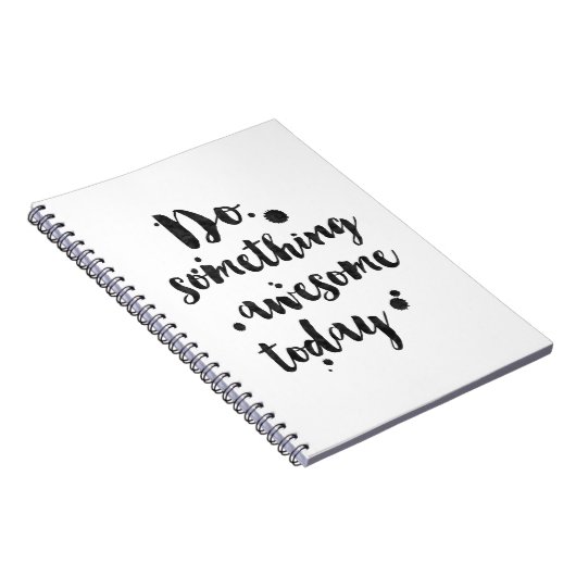 Doe iets Geweldige vandaag - het Inspirerend Dagbl Notitieboek (Rechterzijde)