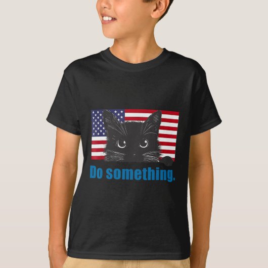 Doe iets met Michelle Obama T-shirt (Voorkant)