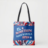 Doe iets | Stemming Kamala 2024 Tote Bag (Voorkant)