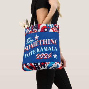 Doe iets   Stemming Kamala 2024 Tote Bag