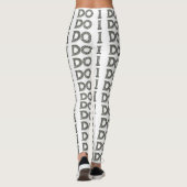 Doe ik - ik doe yogabroek stretch broek Leggings (Achterkant)