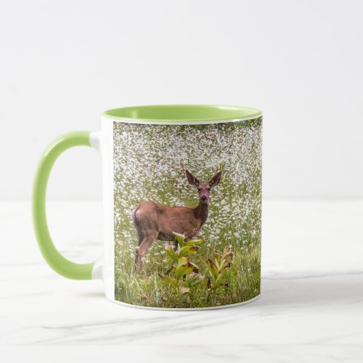 Doe in de weide Mok (Links)