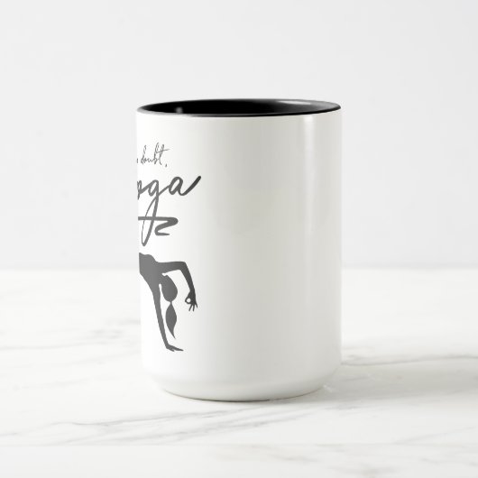 Doe in twijfel Yoga Mok (Midden)