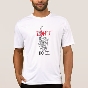 DOE IT-Mannen Sports T-Shirt NIET