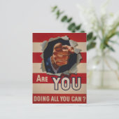 Doe je alles wat je kunt? briefkaart (Staand voorkant)