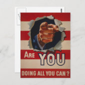 Doe je alles wat je kunt? briefkaart (Voorkant / Achterkant)