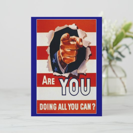 Doe je alles wat je kunt? Invitie (Staand voorkant)