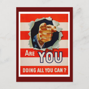 Doe je alles wat je kunt? - WW2 Briefkaart