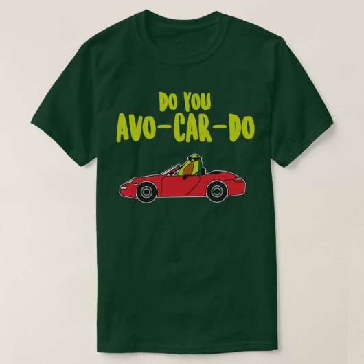 Doe je AvoCarDo Avocado T-shirt (Design voorkant)