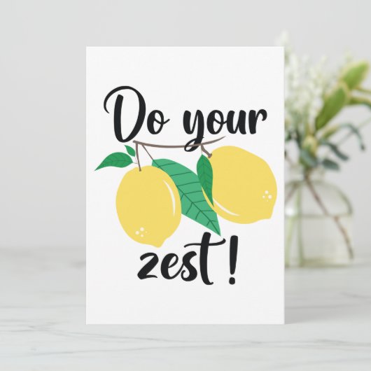 Doe je best bedankkaart (Staand voorkant)