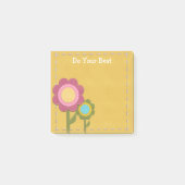 Doe Je Best Geborduurde Bloem Post-it® Notes (Voorkant)
