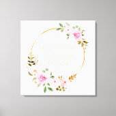 Doe je best God de rest geven - Christelijke vrouw Canvas Afdruk (Voorkant)