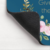 Doe je best God de rest geven - Christelijke vrouw Muismat (Hoek)