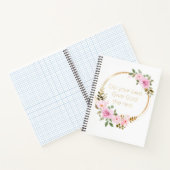 Doe je best God de rest geven - Christelijke vrouw Notitieboek (Binnen)