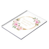 Doe je best God de rest geven - Christelijke vrouw Notitieboek (Linkerzijde)