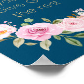 Doe je best God de rest geven - Christelijke vrouw Poster (Hoek)