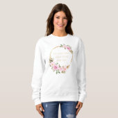 Doe je best God de rest geven - Christelijke vrouw Trui (Voorkant volledig)